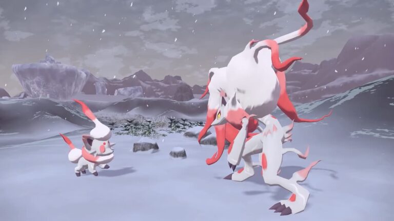 Hisuian Zorua et Zoroark s'exhibent dans Pokémon Legends : Arceus