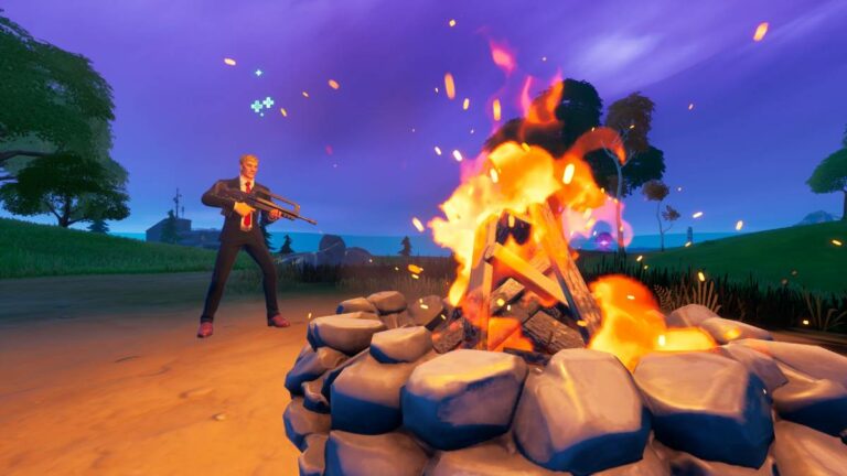 Comment guérir d'un feu de camp à Fortnite