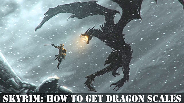Skyrim: Comment obtenir des écailles de dragon
