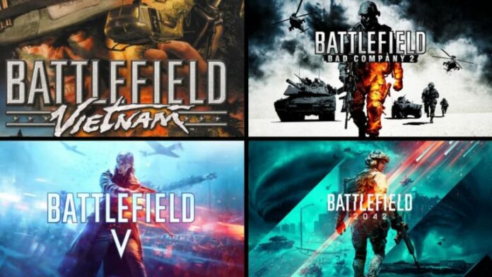 Tous les jeux Battlefield par ordre de sortie
