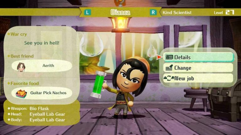 Tous les emplois (classes) à Miitopia, expliqués