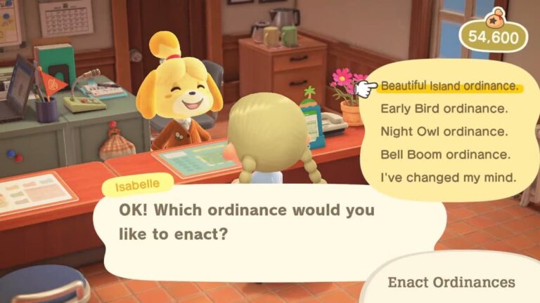 Comment mettre en place une ordonnance dans Animal Crossing: New Horizons