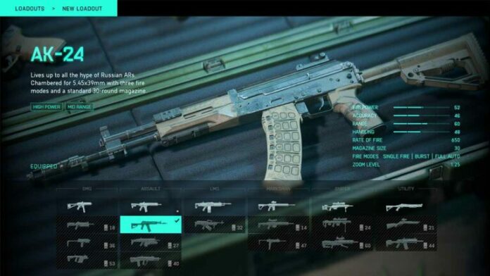 Meilleur équipement AK-24 dans Battlefield 2042

