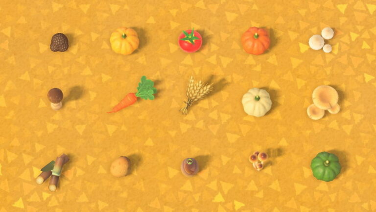 Animal Crossing vegetables