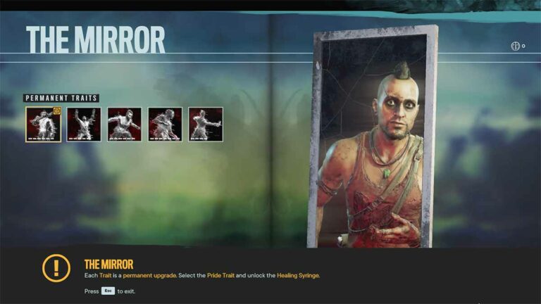 Meilleures compétences et traits de miroir dans Far Cry 6 Vaas: Insantiy DLC