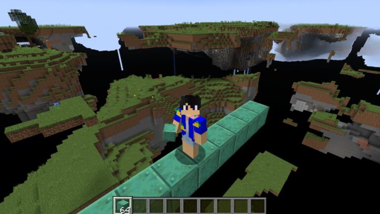 Comment faire un pont sur les baies dans Minecraft