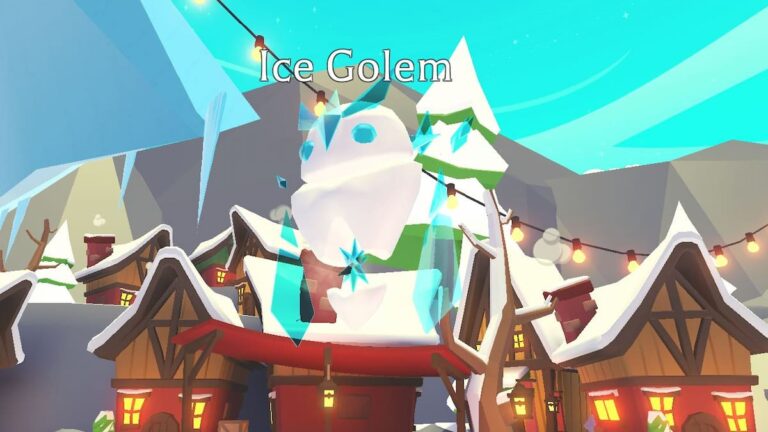 Comment obtenir l'animal de compagnie Ice Golem dans Roblox Adoptez-moi