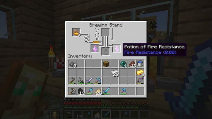 Comment fabriquer une potion de résistance au feu dans Minecraft
