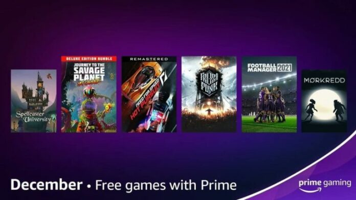 Jeux gratuits d'Amazon Prime Gaming pour décembre 2021

