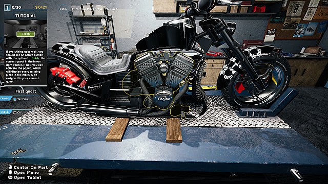 Motocycle Mechanic Simulator 2021: Comment changer l'huile
