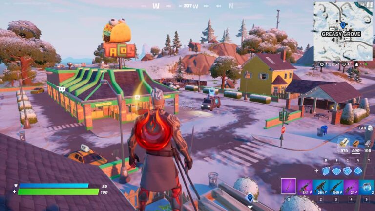 Où est Greasy Grove dans Fortnite Chapitre 3 Saison 1