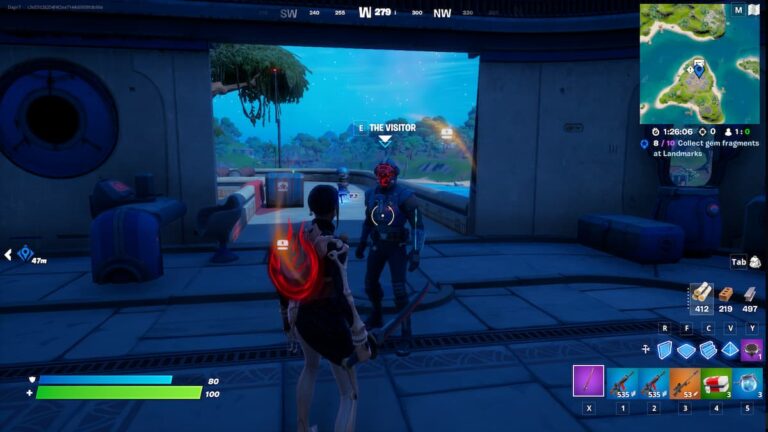 Où est le PNJ #1 Le visiteur dans Fortnite Chapitre 3 Saison 1