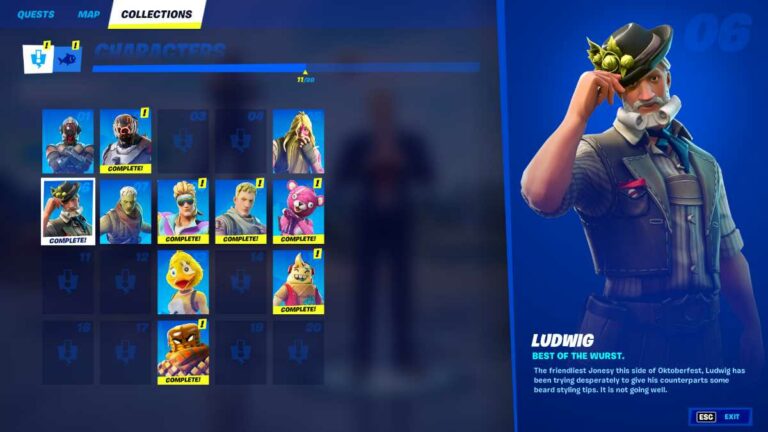 Où est le PNJ n°6 Ludwig dans Fortnite Chapter 3 Season 1 ?