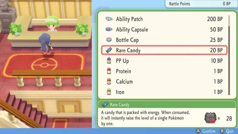 Tous les emplacements de bonbons rares dans Pokémon Brilliant Diamond et Shining Pearl