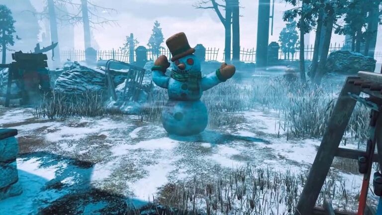 Que font les bonhommes de neige dans l'événement Dead by Daylight Winter Bone Chill ?