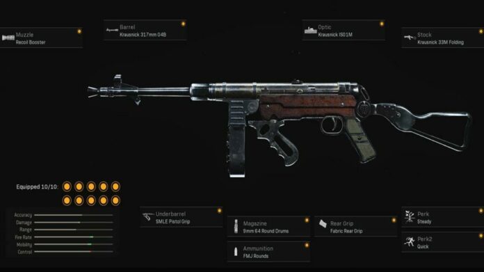 Meilleur chargement MP40 dans Call of Duty: Warzone Pacific
