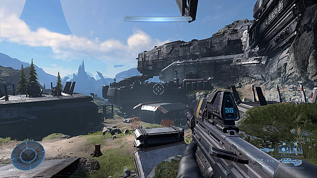 Halo Infinite: Tous les objets de collection et emplacements Tremonious Outpost
