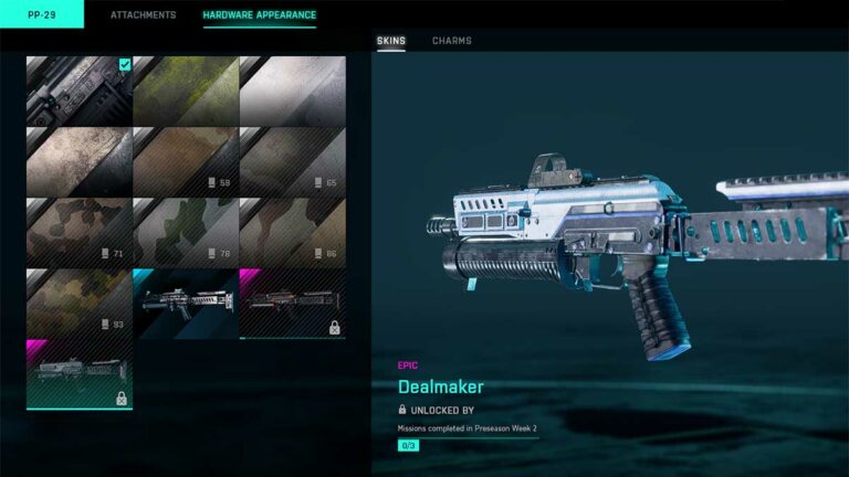 Comment débloquer le skin Dealmaker PP-29 dans Battlefield 2042