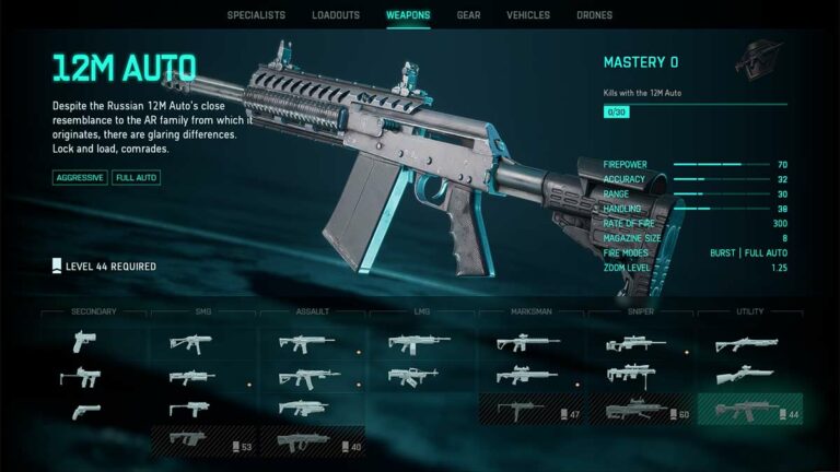 Meilleur chargement automatique 12M dans Battlefield 2042