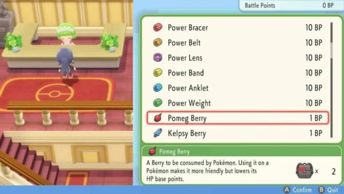Toutes les récompenses Battle Tower dans Pokémon Brilliant Diamond et Shining Pearl
