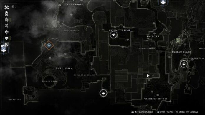 Destiny 2 Nessus Map