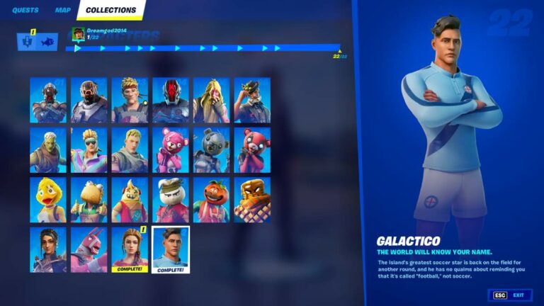 Où trouver le PNJ #22 Galactico dans Fortnite Chapter 3 Season 1