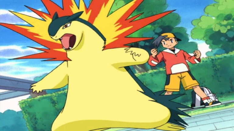 La variante brillante de Typhlosion qui a fui rappelle la forme originale de Pokémon Legends Arceus