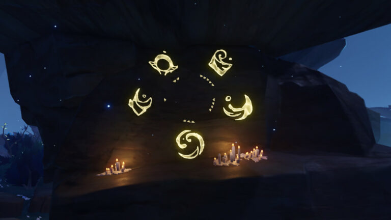 Comment résoudre le puzzle de code de symbole au nord du temple Evernight dans Genshin Impact