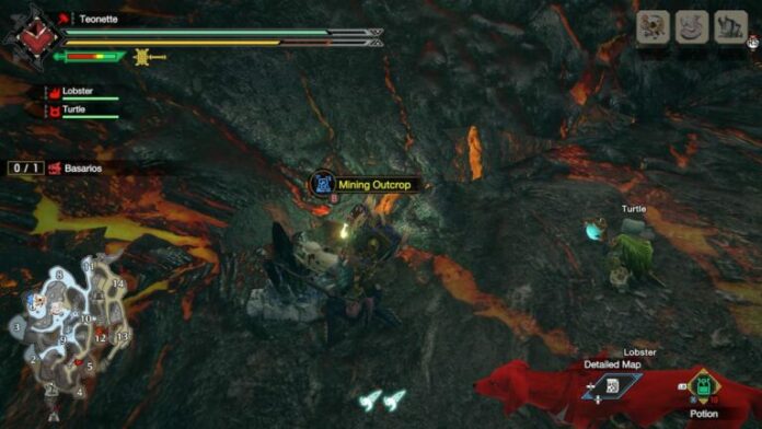Où trouver du minerai de dragonite dans Monster Hunter Rise
