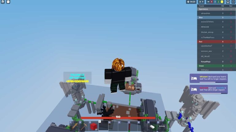 Comment observer un bug dans Roblox Bedwars ?