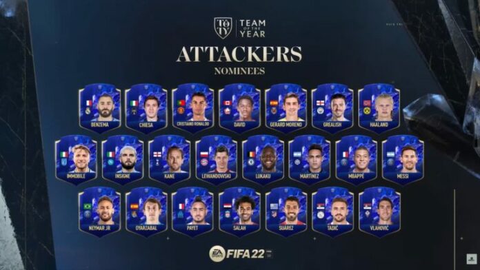 Équipe de l'année FIFA 22 : prédictions des gagnants des attaquants
