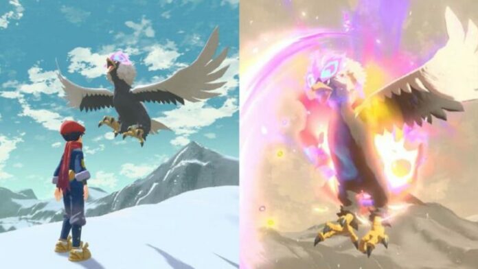 Meilleure nature pour Rufflet et Hisuian Braviary dans Pokémon Legends: Arceus
