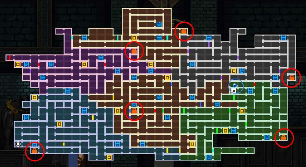 Deedlit dans Wonder Labyrinth Map