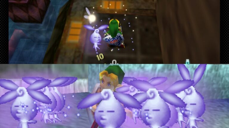 Tous les emplacements de Stray Fairy dans le Temple de la Grande Baie – The Legend of Zelda (version N64/Switch)