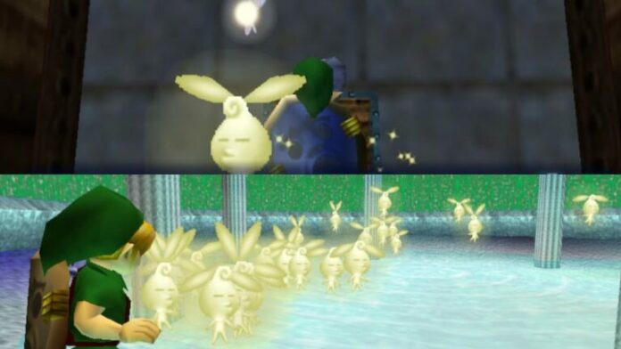 Tous les emplacements de Stray Fairy dans la tour de pierre – The Legend of Zelda: Majora's Mask (version N64/Switch)

