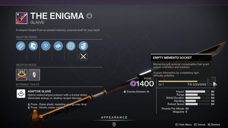 Qu'est-ce que la machine à sous Memento dans Destiny 2 ?