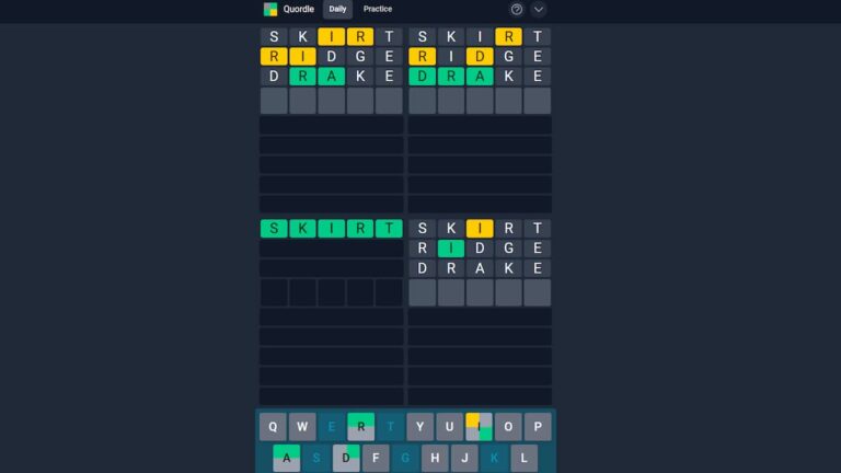 Stratégies Quordle et en quoi elles diffèrent de Wordle