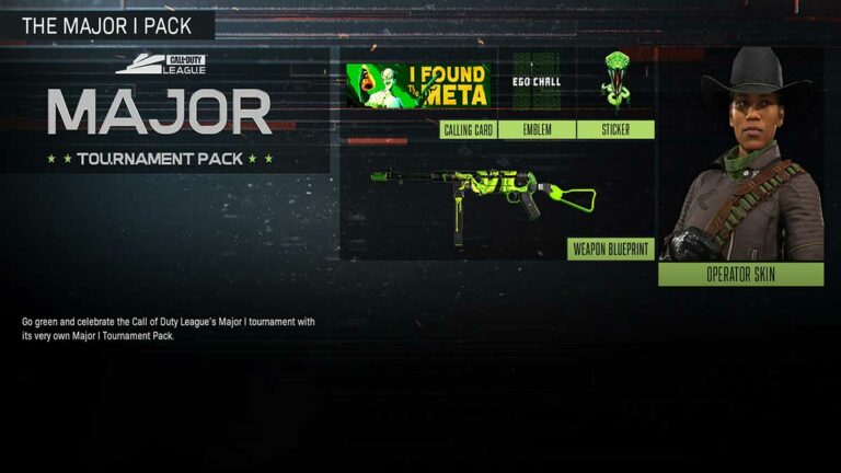 Comment obtenir le pack CDL Major 1 dans Call of Duty: Vanguard et Warzone