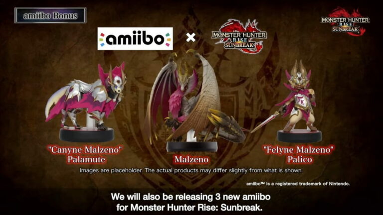 Tous les nouveaux Amiibo compatibles pour Monster Hunter Rise : Sunbreak