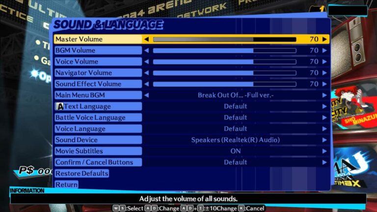 Comment corriger le bogue de faible volume dans Persona 4 Arena Ultimax