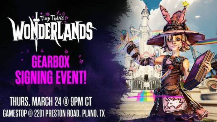 Tiny Tina's Wonderlands organise un événement de signature au Texas
