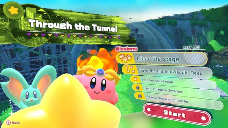 Tous les emplacements des lanternes dans À travers le tunnel de Kirby et la terre oubliée