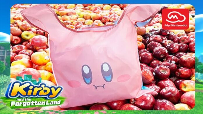 Nintendo dévoile un sac sur le thème de Kirby pour la sortie de Kirby and the Forgotten Lands
