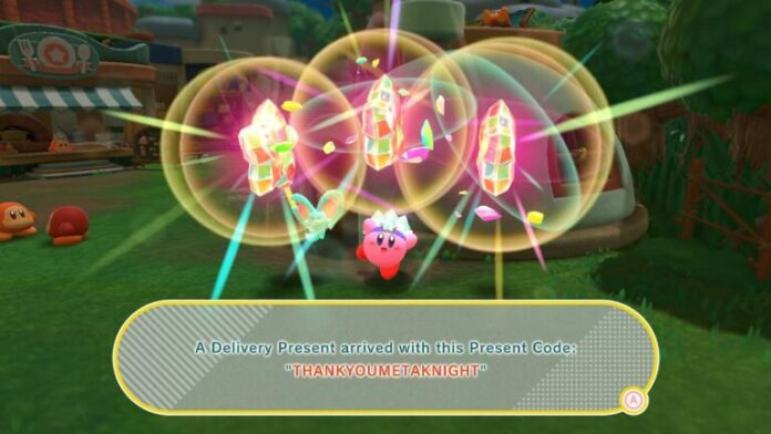 Tous les codes présents dans Kirby et la terre oubliée

