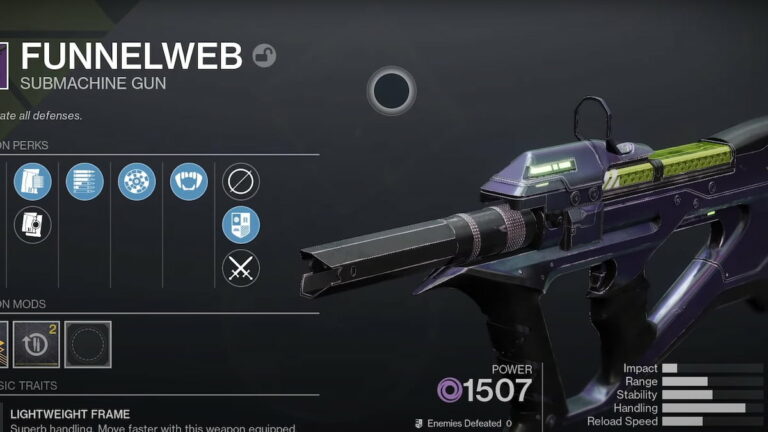 Comment obtenir Funnelweb dans Destiny 2