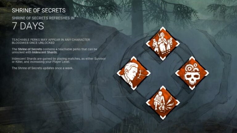 Tous les avantages du sanctuaire des secrets dans Dead by Daylight cette semaine (du 23 au 30 mars)