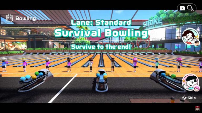 Qu'est-ce que le Survival Bowling dans Nintendo Switch Sports ?