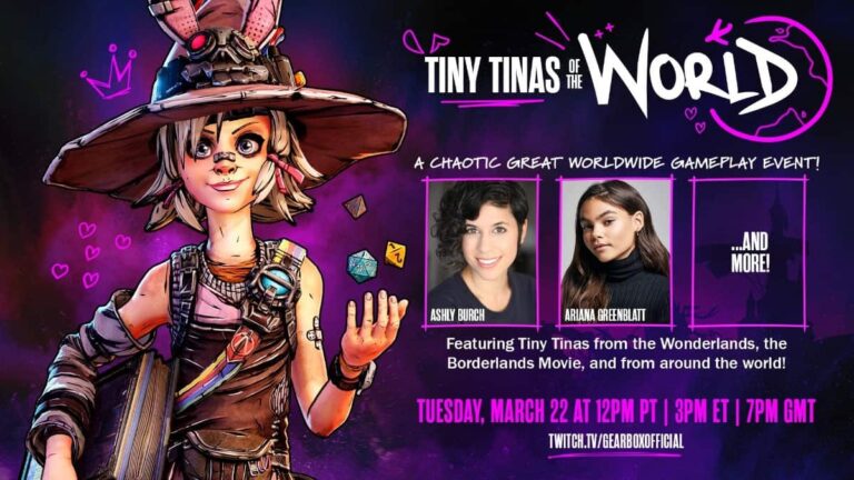 Gearbox annonce le spectacle "Tiny Tinas of the World" pour le 22 mars