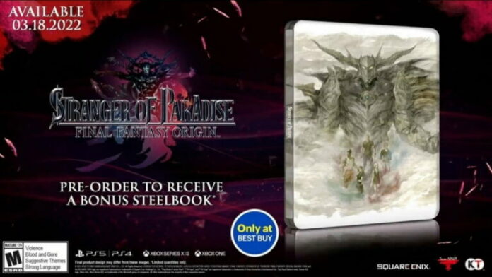 Square Enix annonce un Steelbook exclusif à Best Buy pour Stranger of Paradise: Final Fantasy Origin
