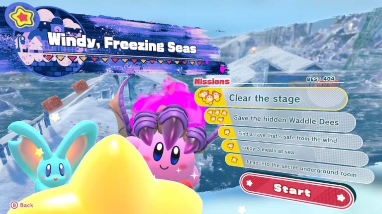 Où trouver tous les Waddle Dees cachés dans Windy, Frozen Seas - Kirby and the Forbidden Land